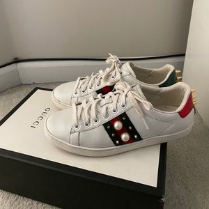 Gucci studded sneaker